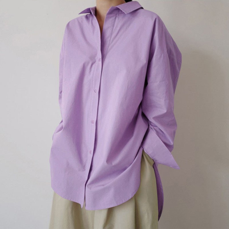 Purple Oversized Shirt