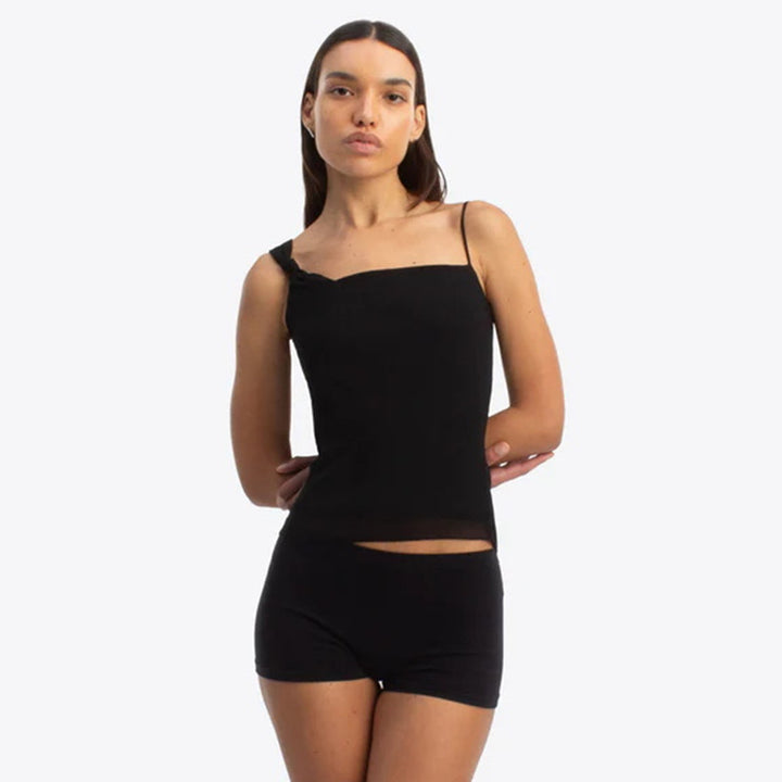 Black Asymmetrical Bodysuits