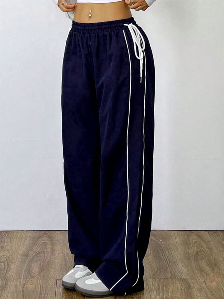 Blue Side Stripe Sweatpants