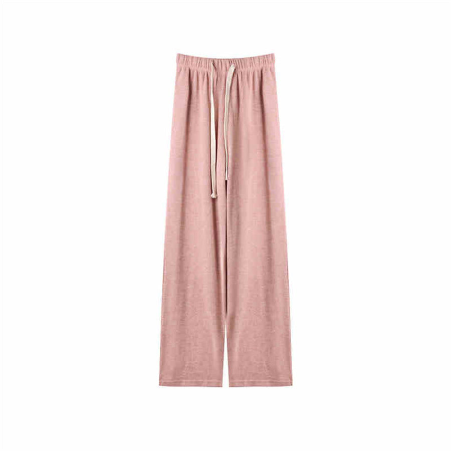 Pink Soft Solid Pants