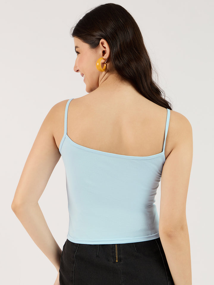 Solid Blue Basic Cami Top