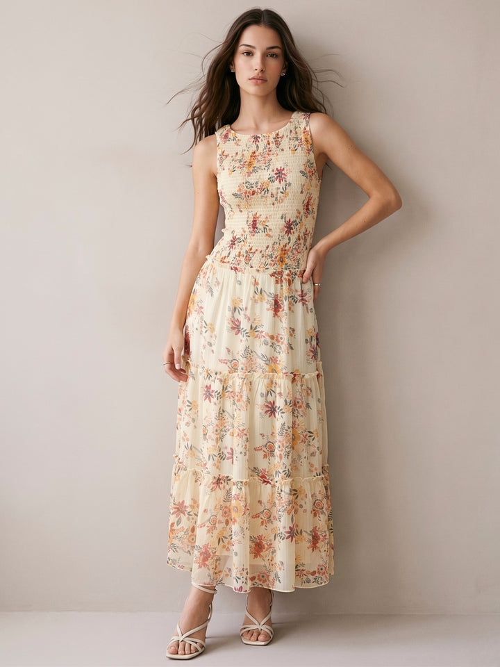 Multi Printed Maxi Dress
