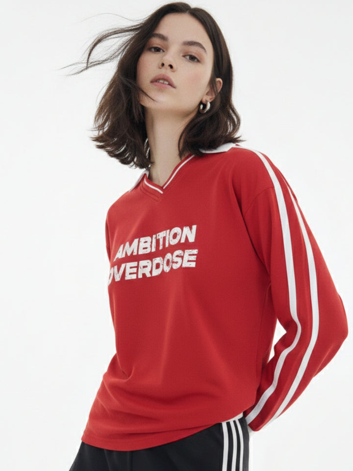 Red Varsity Graphic T-Shirt