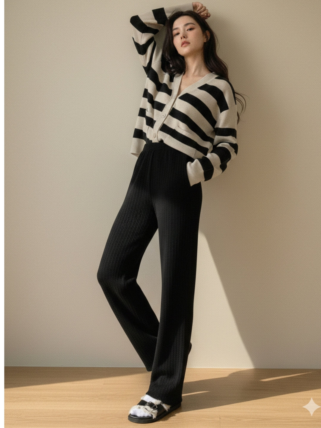 Black High Waist Pants