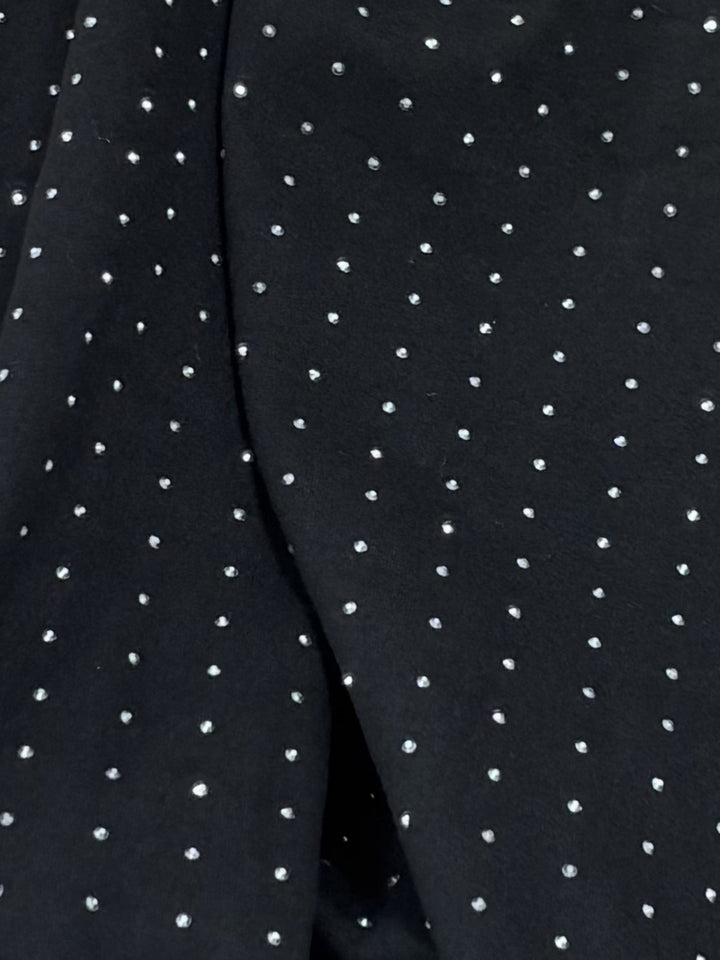 Black Strappy Sequined Bodycon Dress
