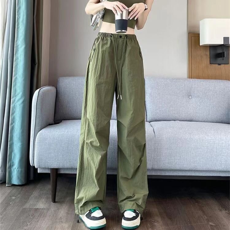 Drawstring Olive Trousers