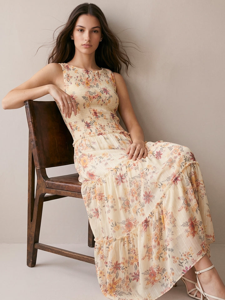 Multi Printed Maxi Dress