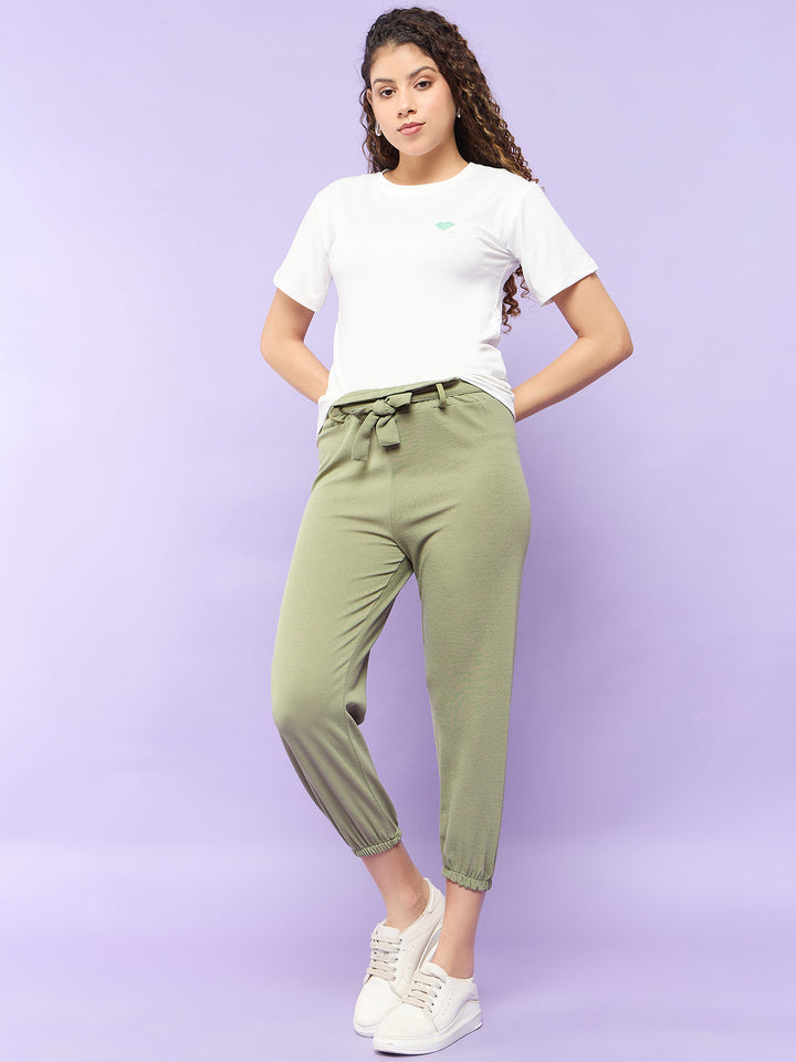 Olive Relaxed Top and Pant Co-Ord Set