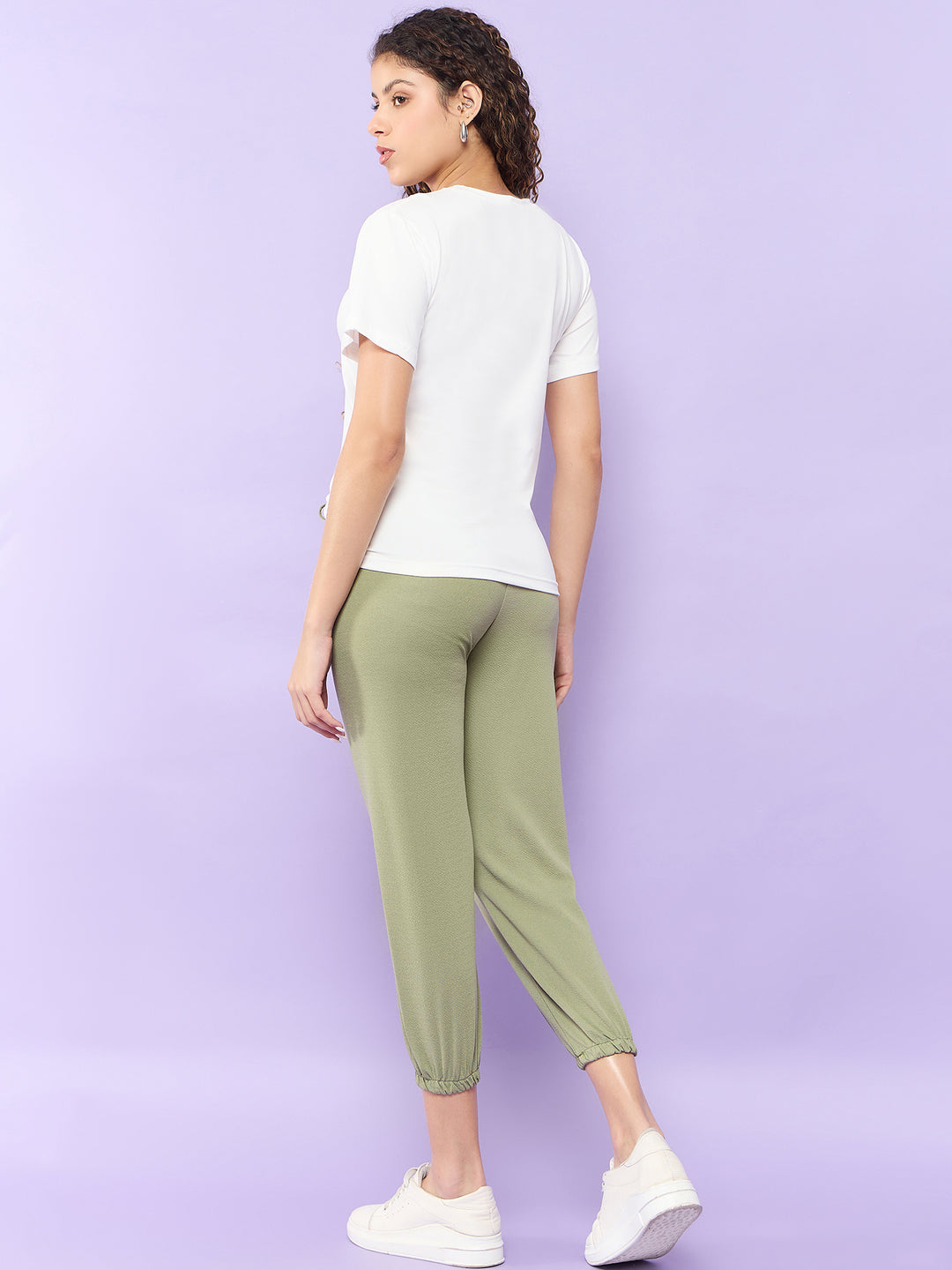 Olive Relaxed Top and Pant Co-Ord Set