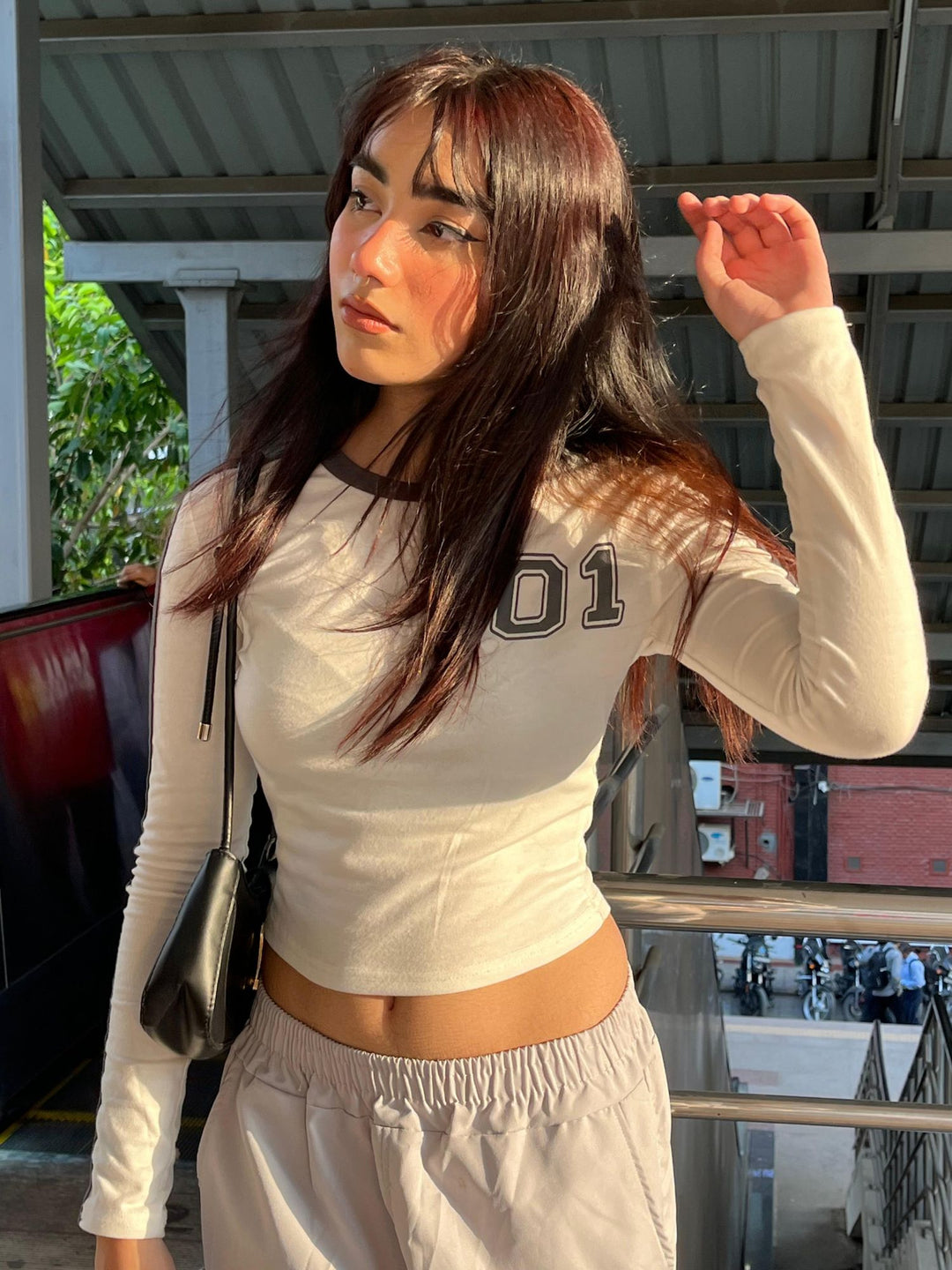 Printed Long Sleeve T-Shirt