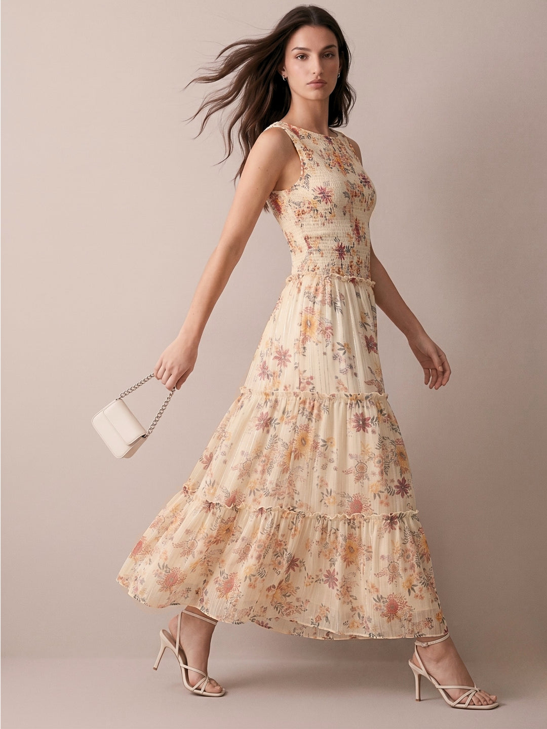 Multi Printed Maxi Dress