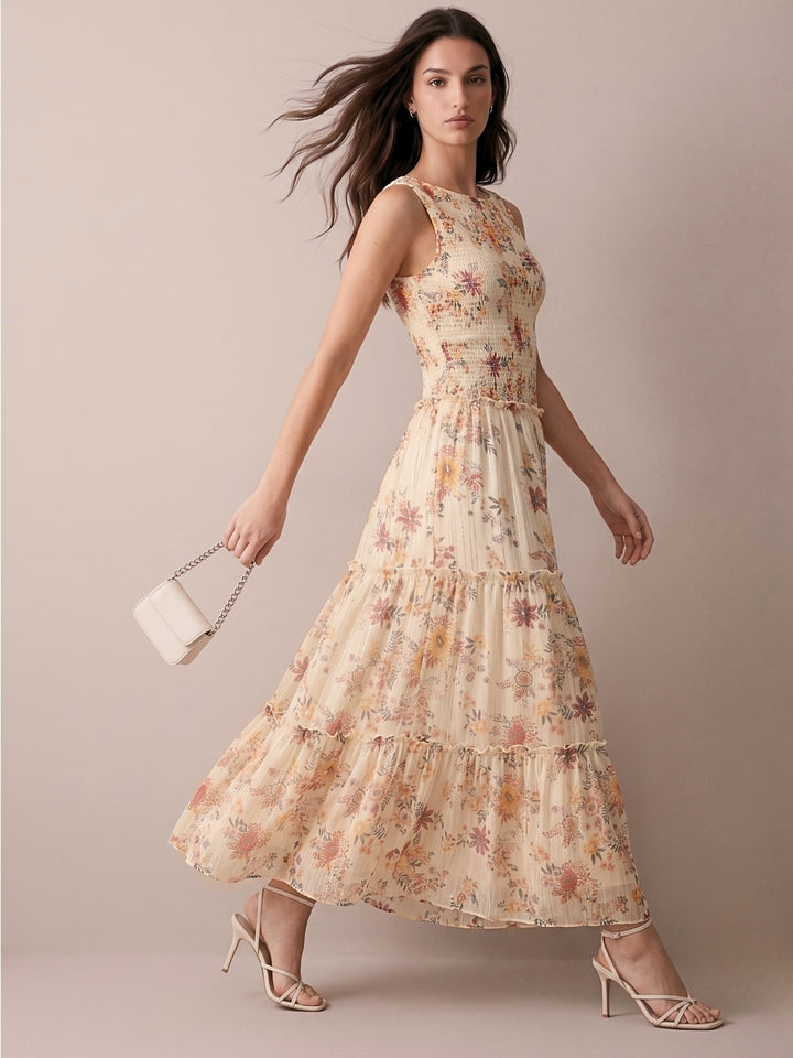 Multi Printed Maxi Dress