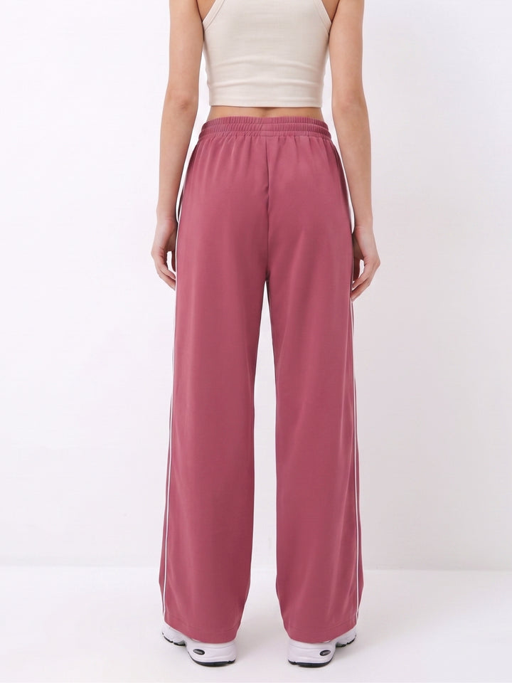 Pink Side Stripe Sweatpants