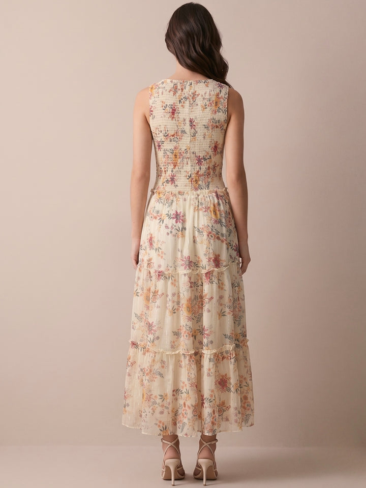Multi Printed Maxi Dress