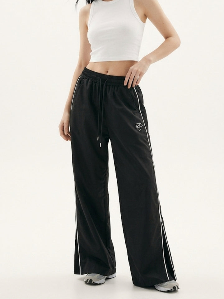 Black Side Stripe Sweatpants