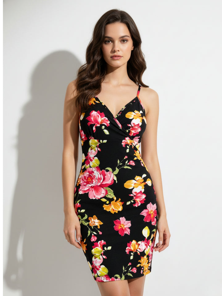 Multi Wrap Floral Dress