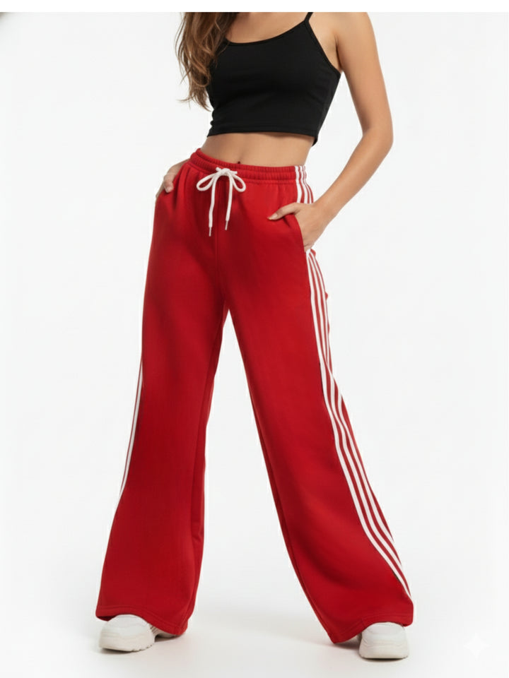 Varsity Contrast Side Striped Sweatpant