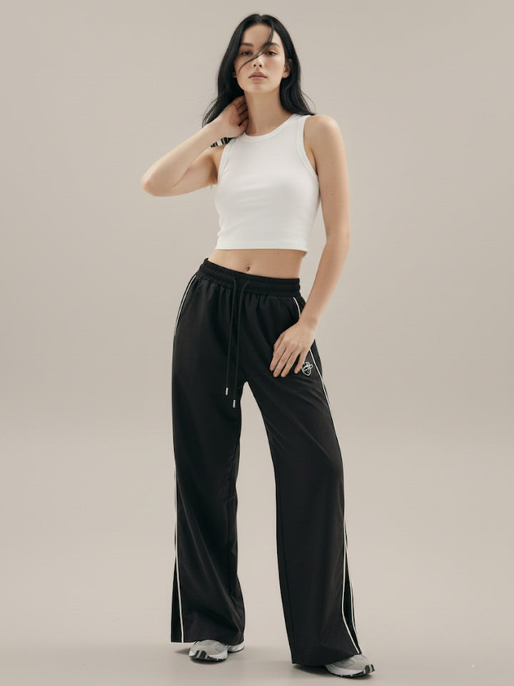 Black Side Stripe Sweatpants