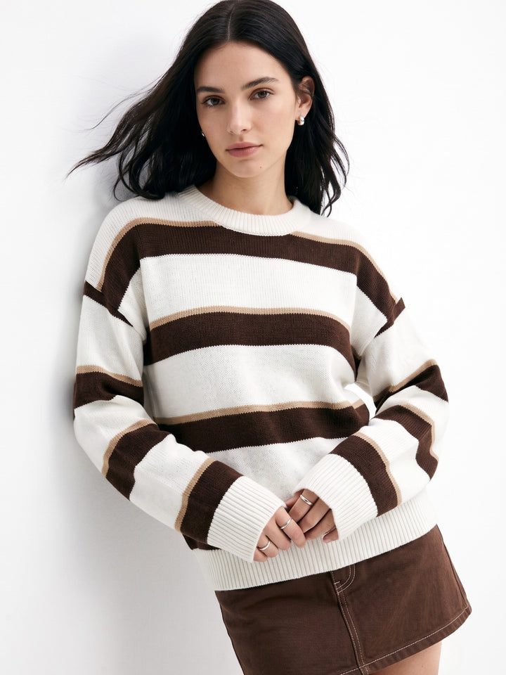 Multi Oversized Striped Sweater