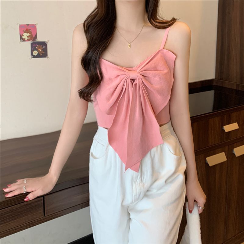 Pink Large Bow Cami