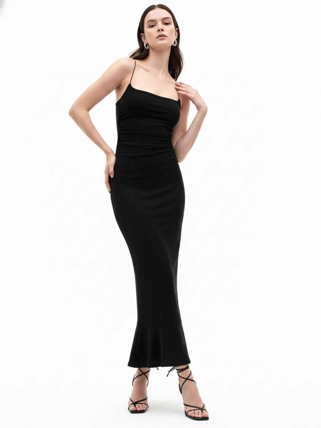 Black Spaghetti Strap Dress