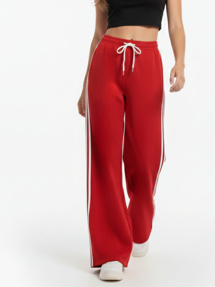 Varsity Contrast Side Striped Sweatpant
