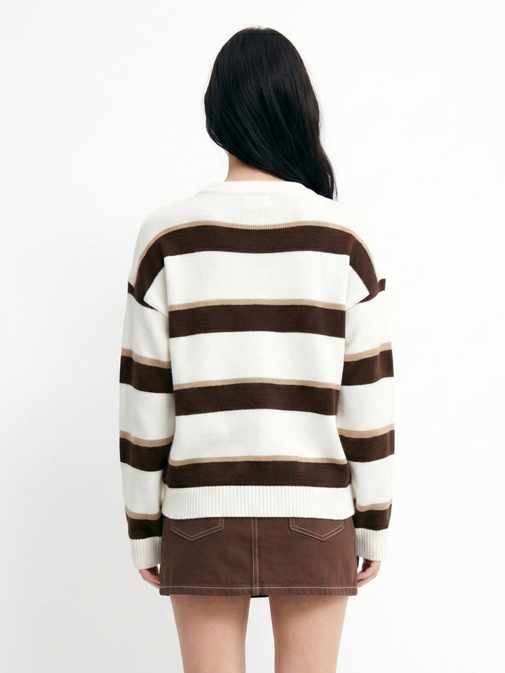 Multi Oversized Striped Sweater