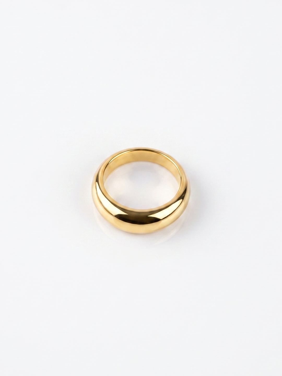 Gold Metal Plain Ring