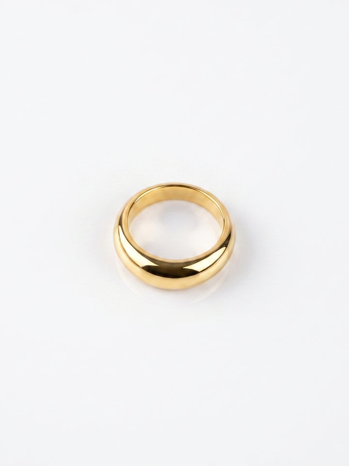 Gold Metal Plain Ring
