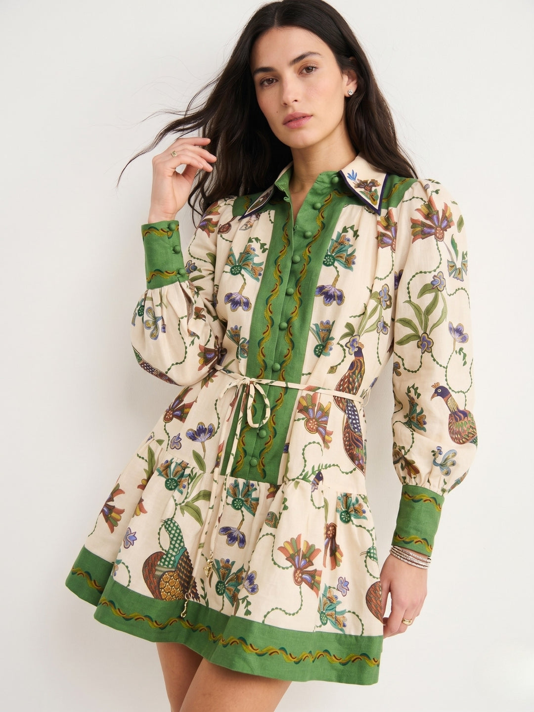 Multi All Over Printed Dress