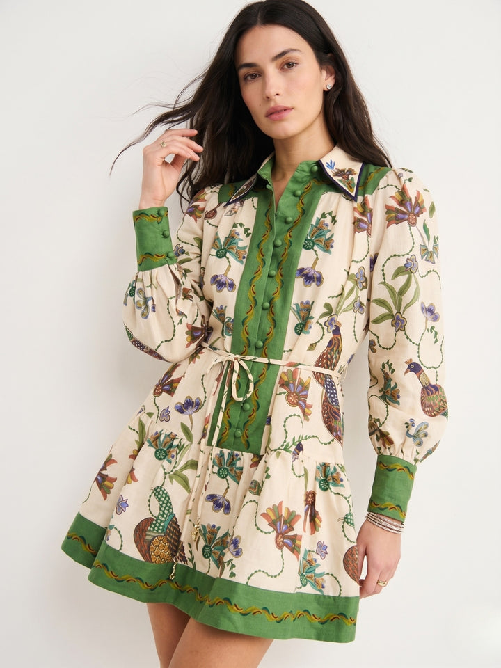 Multi All Over Printed Dress