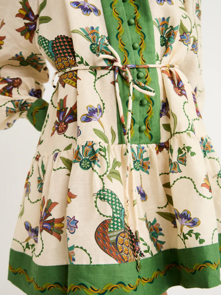 Multi All Over Printed Dress