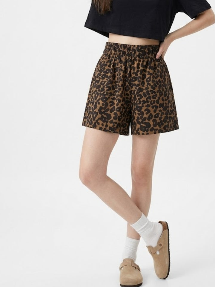 Multi Animal Printed Shorts