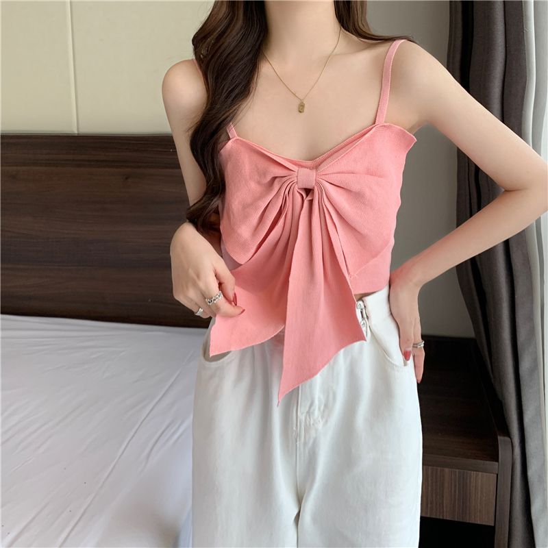 Pink Large Bow Cami