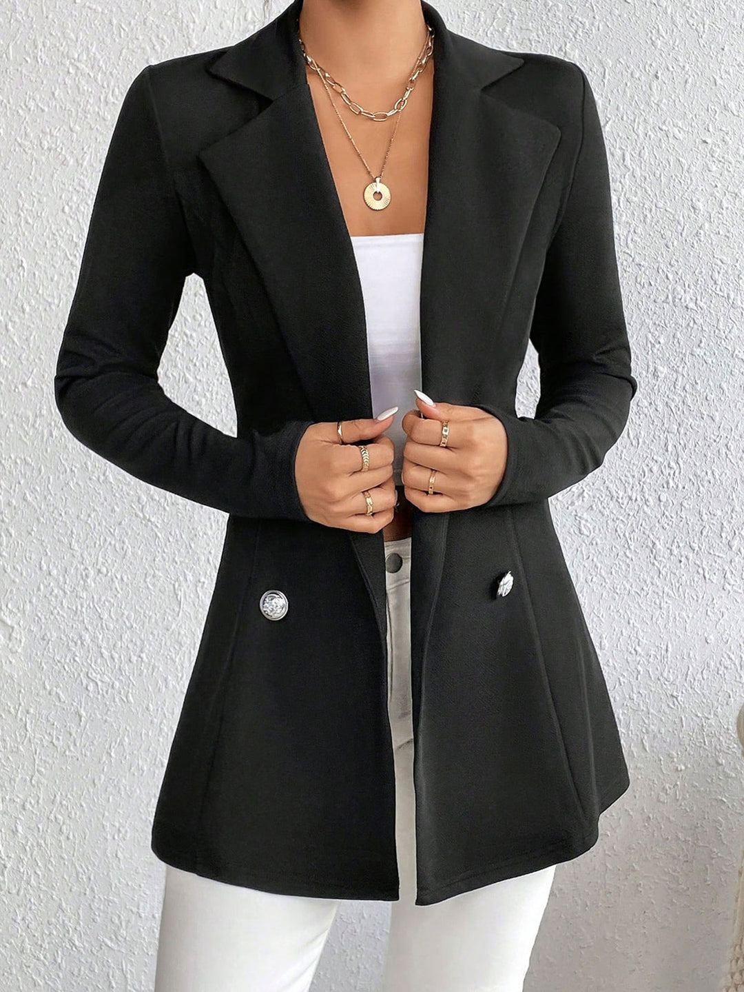 Black 4 Button Blazer