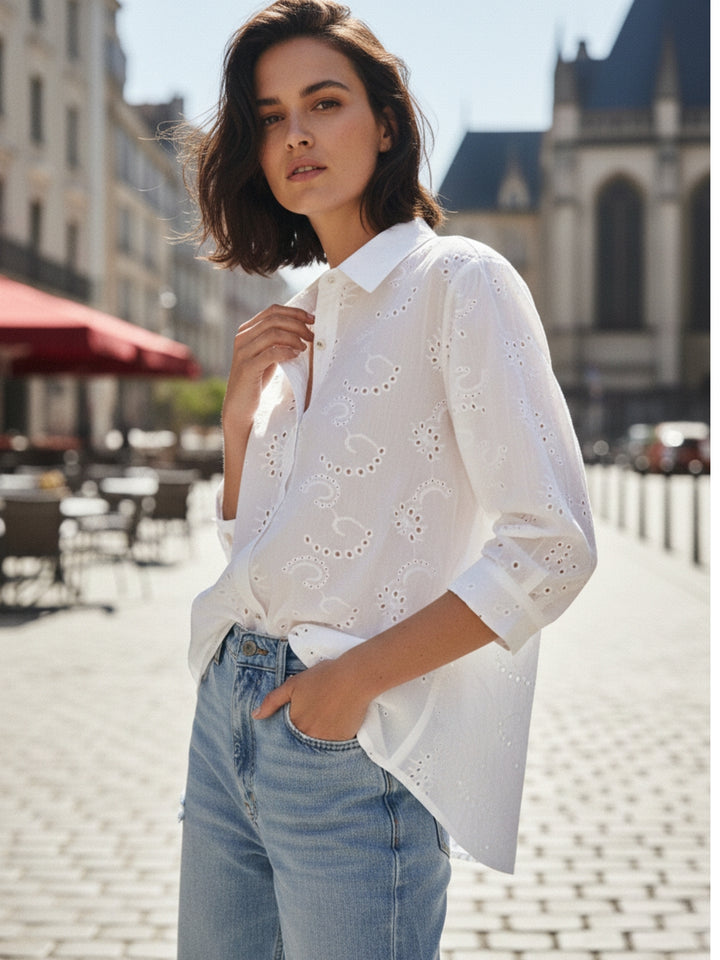 White Schiffili Oversized Shirt