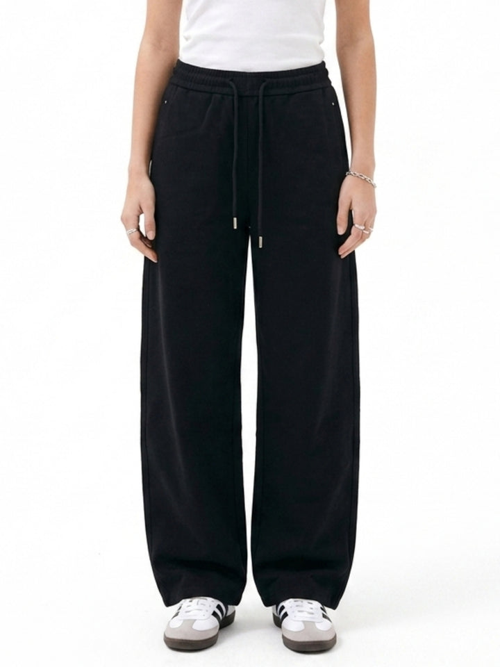 Black Pocket Detail Wide Leg Pant