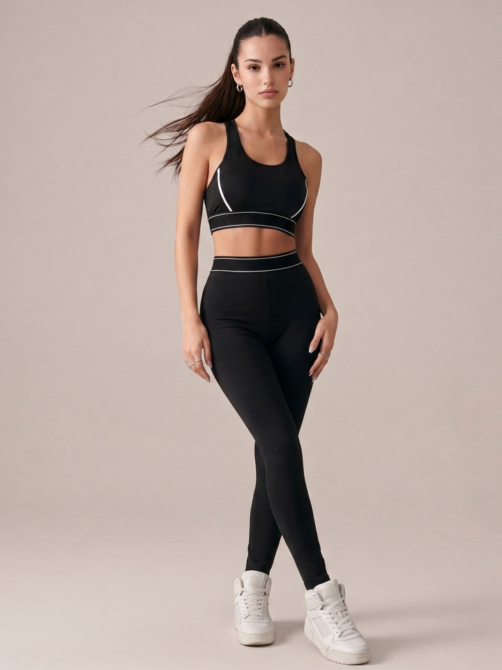 Black Sports Co-Ord Set