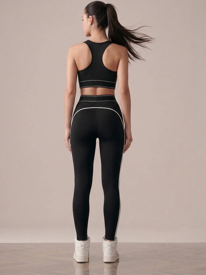 Black Sports Co-Ord Set