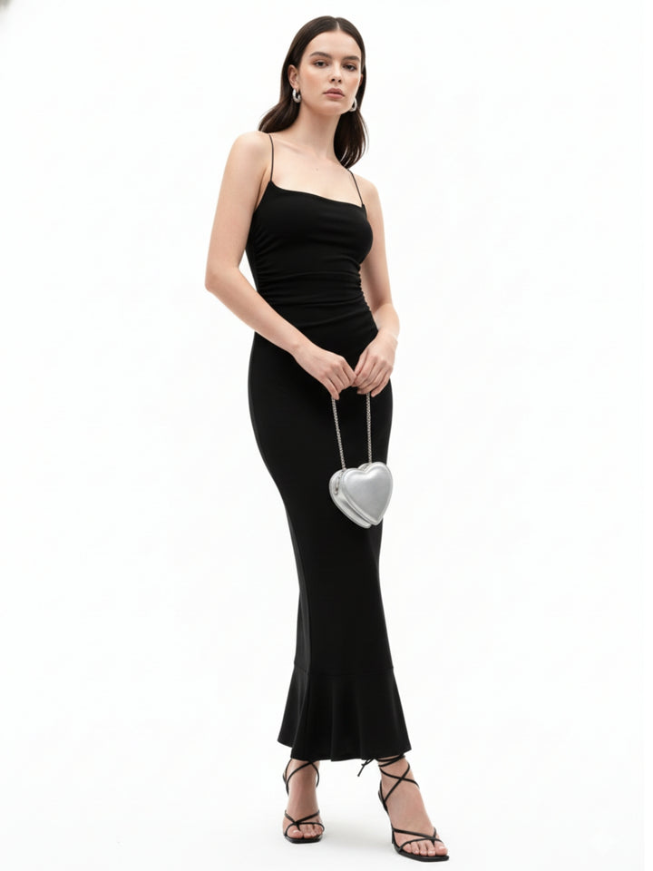 Black Spaghetti Strap Dress
