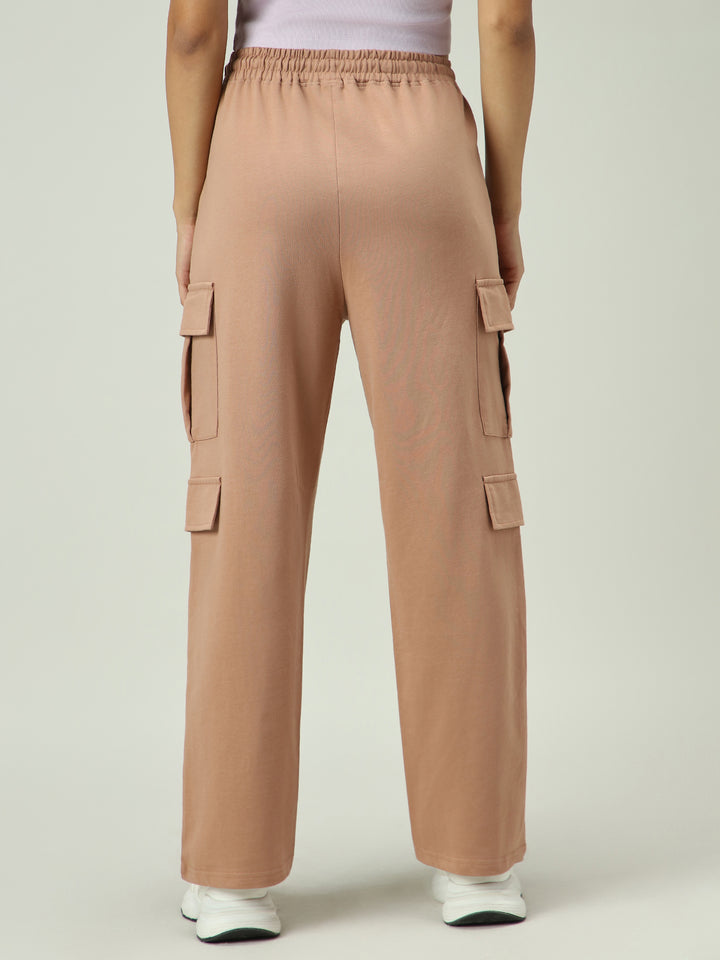 Brown Cargo Pocket Sweatpants