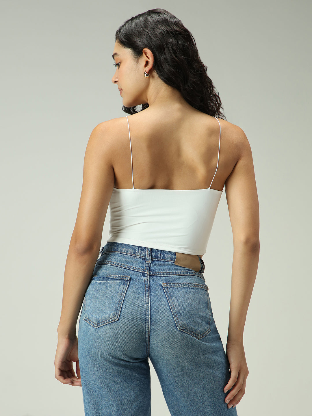 White Spaghetti Strap Cami
