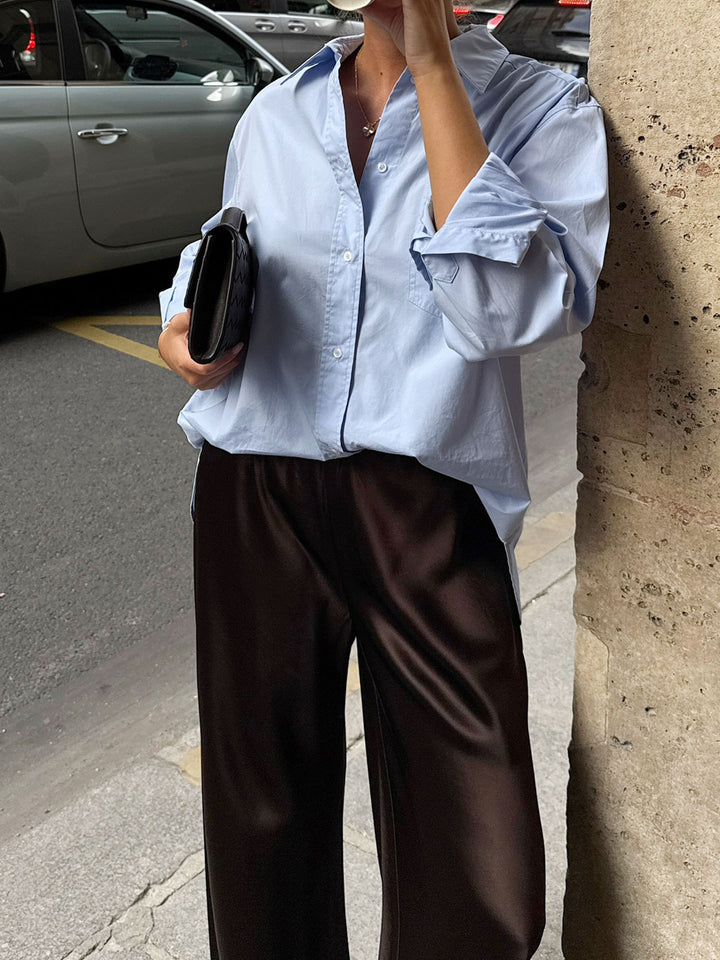 Brown Wide Leg Pant