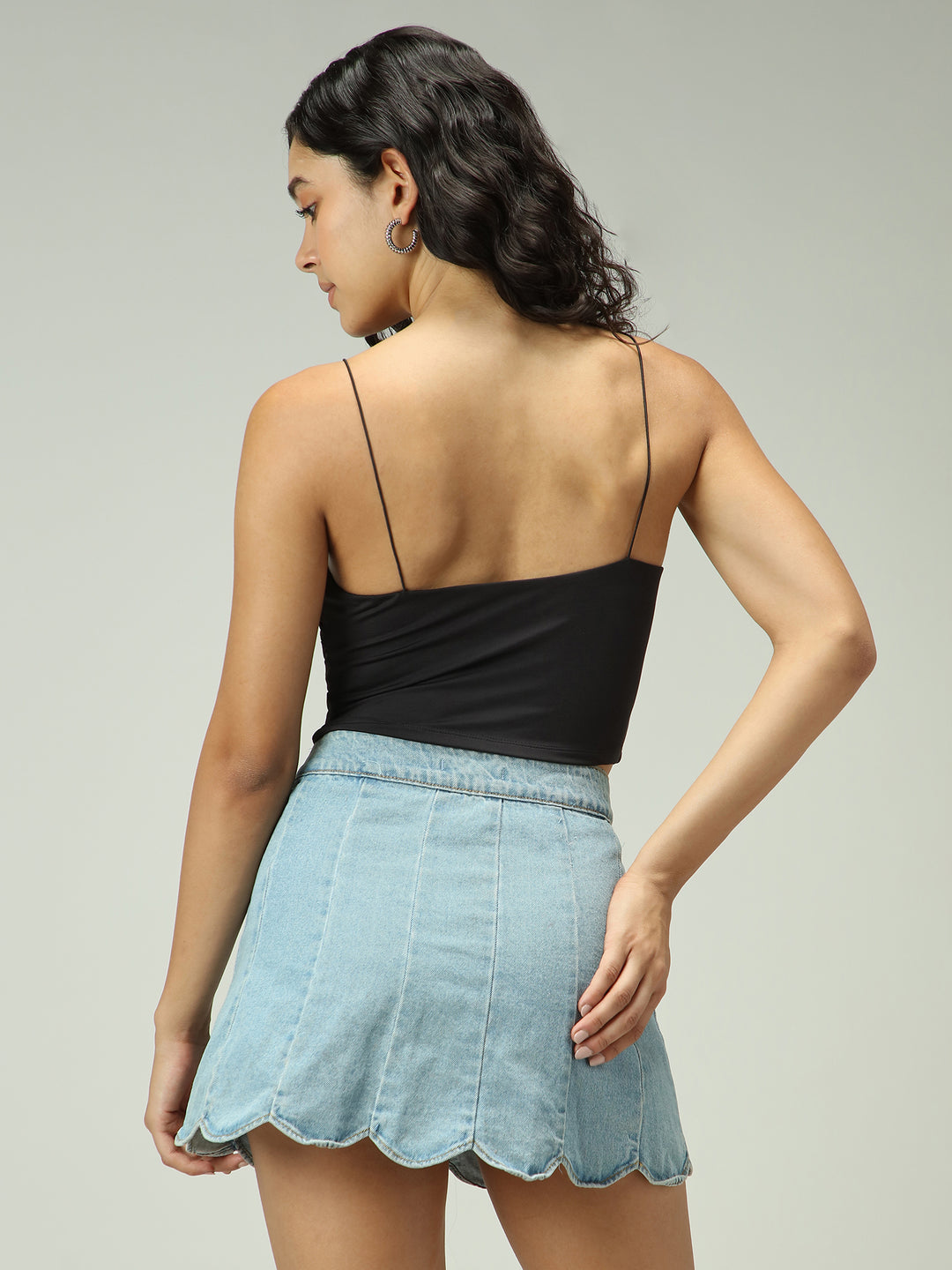 Black Spaghetti Strap Cami