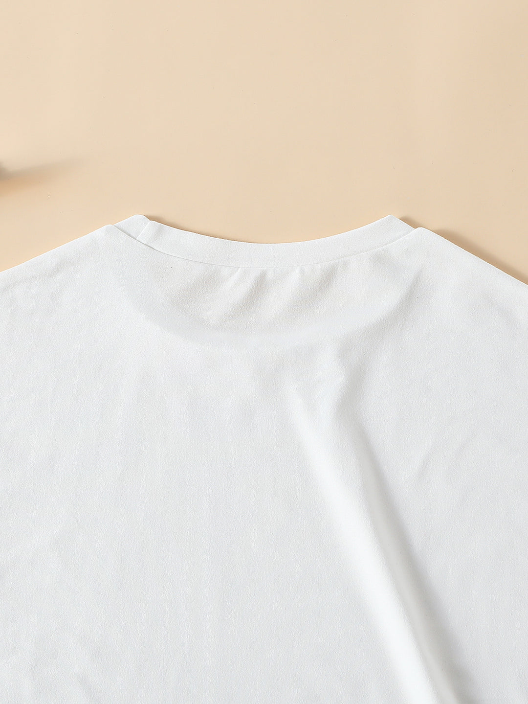 White Heart Print Tshirt