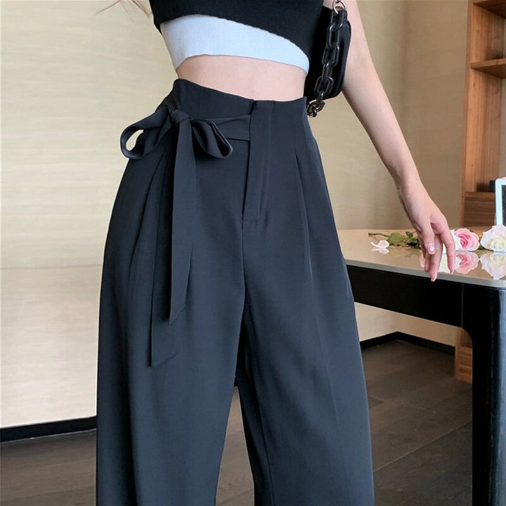 Black Pleated Pants
