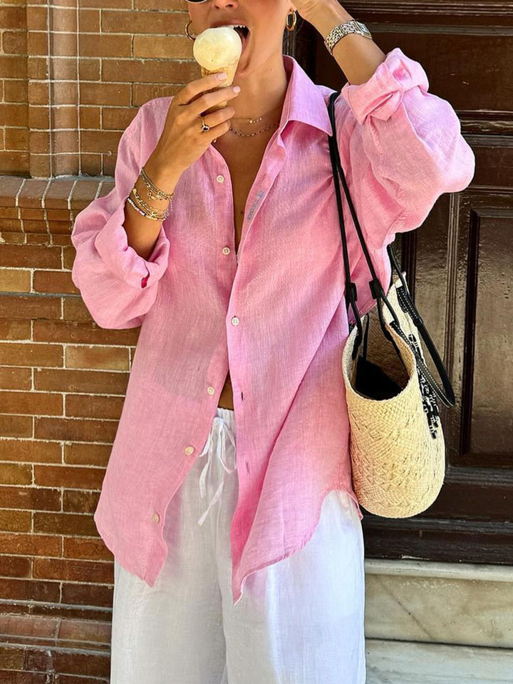Pink Oversized Vacay Shirt