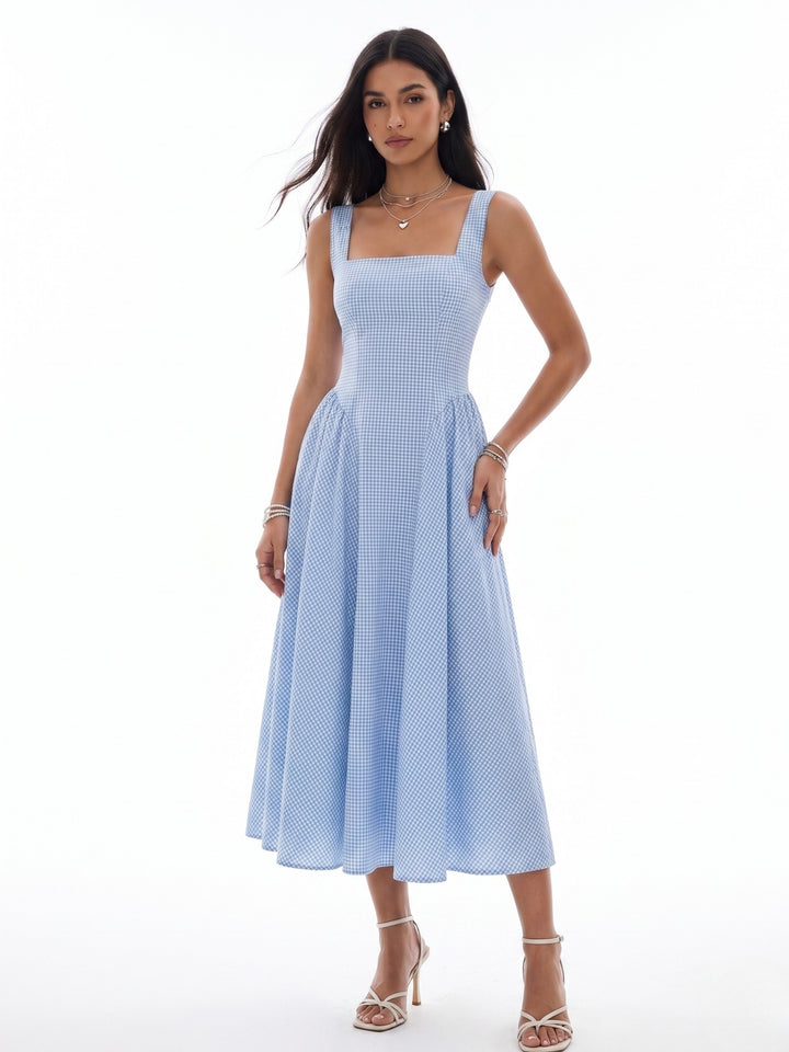 Off White Short Sleeve V Neck Printed Dress