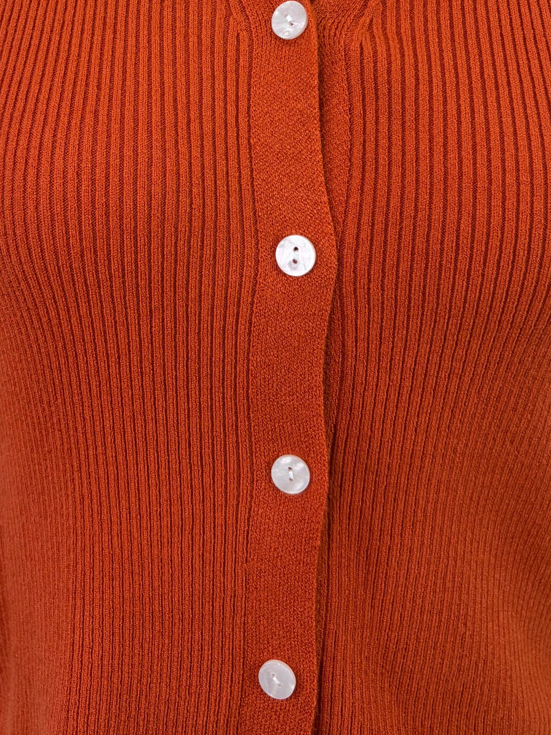 Red Button Down Collared Tank