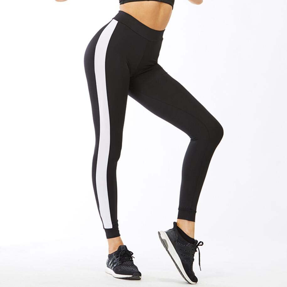 Black  Contrast Color Leggings